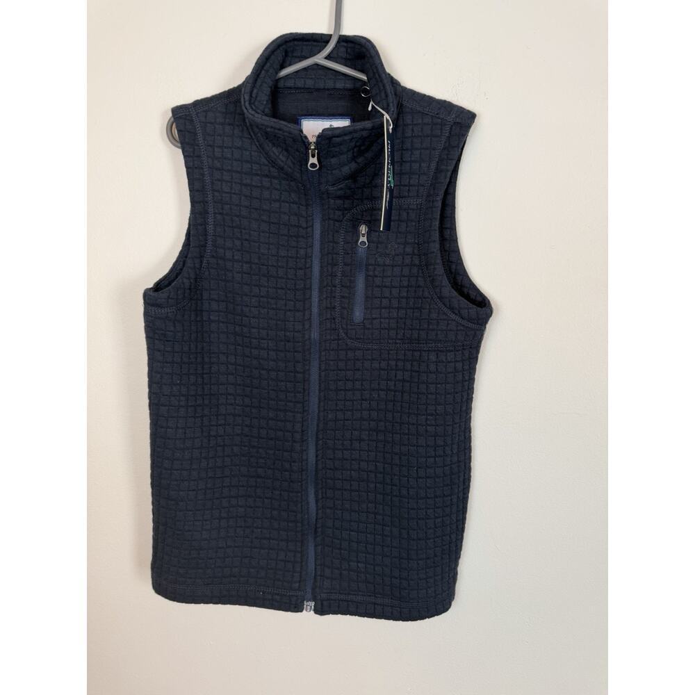 Properly Tied Navy Delta Vest Boys Full Zip Sz 7 NWT
